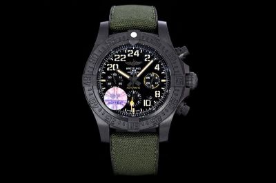 Breitling Avenger Hurricane Series Carbon Fiber Texture 45MM Watch